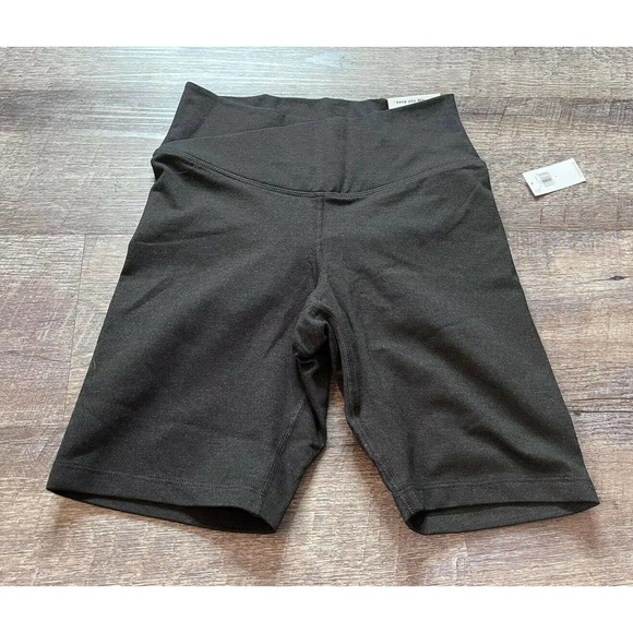 Old Navy Womens Biker Shorts Size Small Black High Rise L7 - Picture 1 of 8